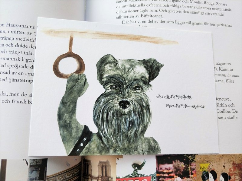 Postcard/万用明信片/明信片/手绘 - 卡片/明信片 - 纸 白色