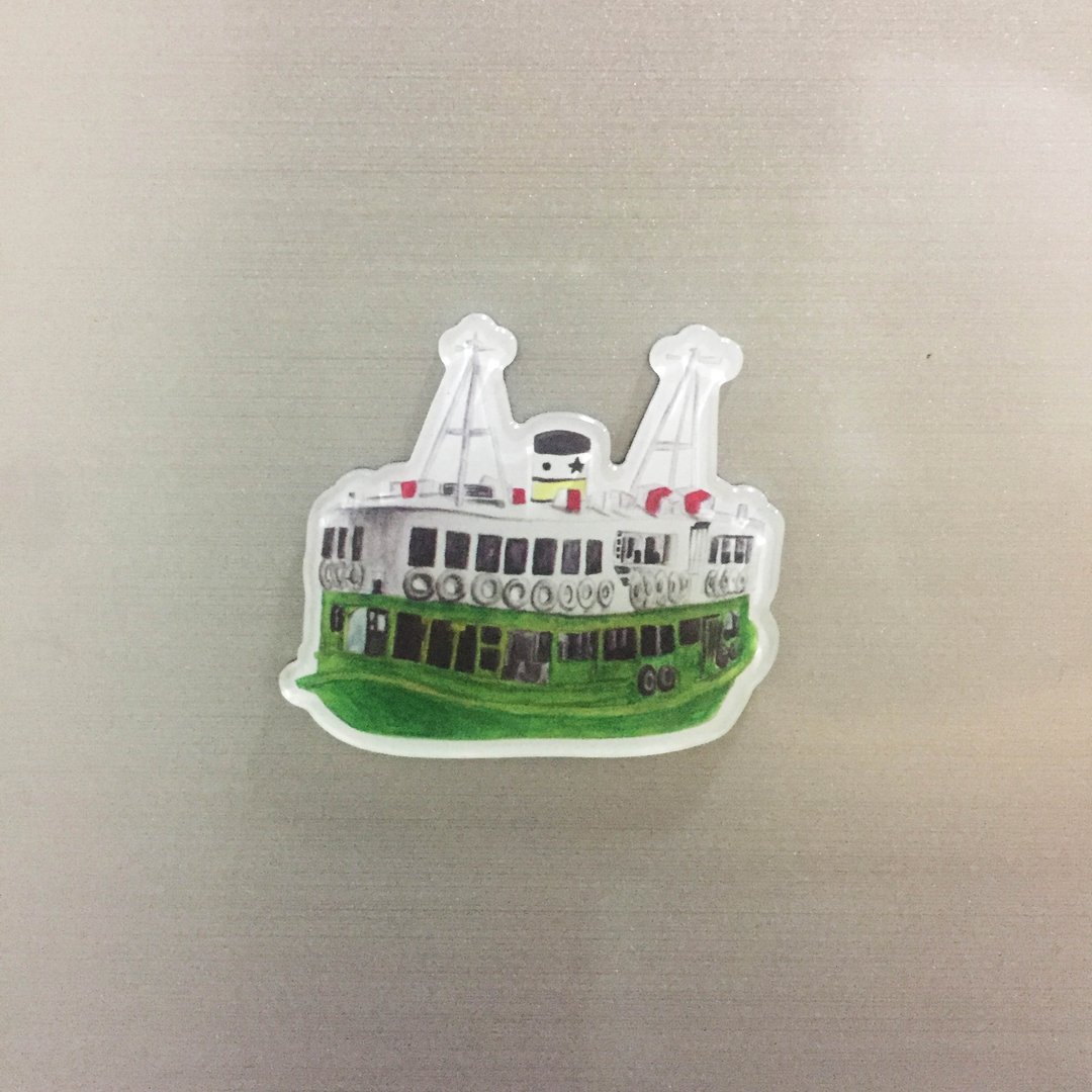 香港交通－天星小轮磁石贴 冰箱贴 - 冰箱贴/磁贴 - 压克力 