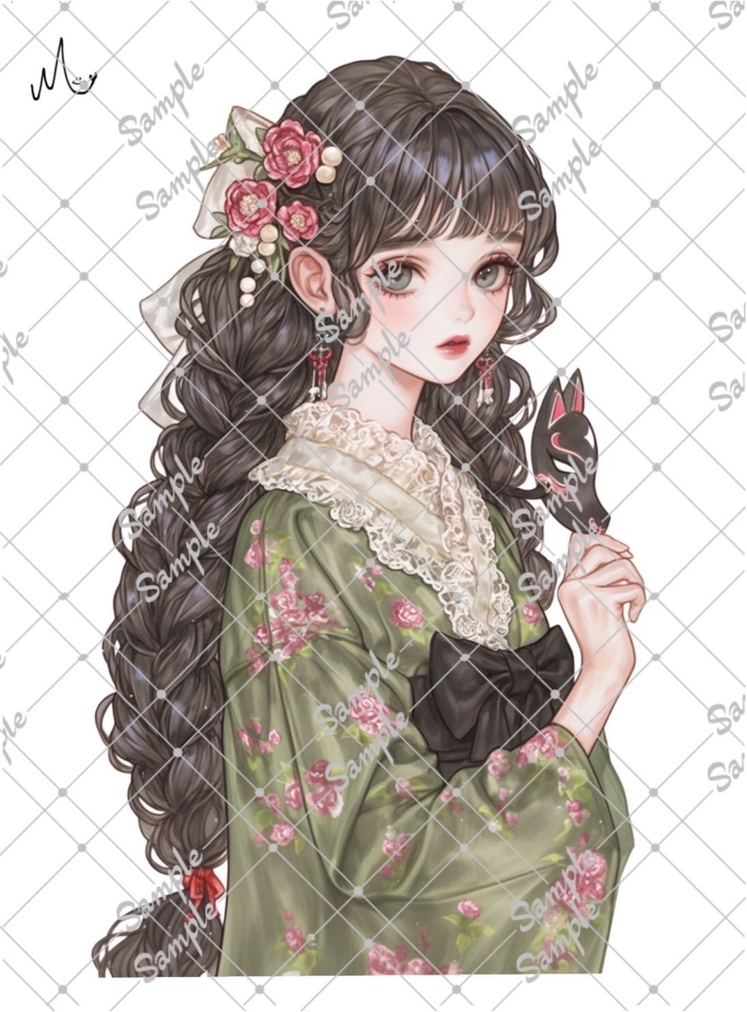 原创人物贴纸 8月新品 - 贴纸 - 纸 