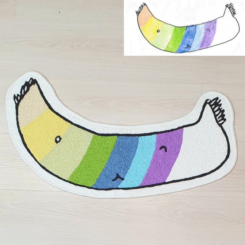 自己的地毯自己画 来图定制毛线地毯 欢迎先来图聊聊 - 摆饰 - 棉．麻 多色