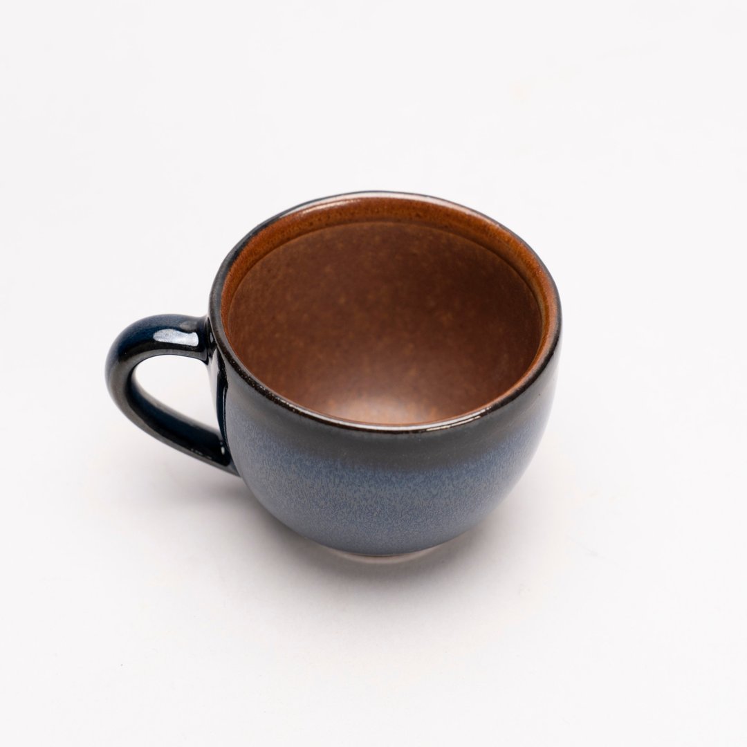 Aurli 奥利 │工艺商品_老岩泥随心杯(炎焱)_正岚 - 其他杯子 - 陶 蓝色