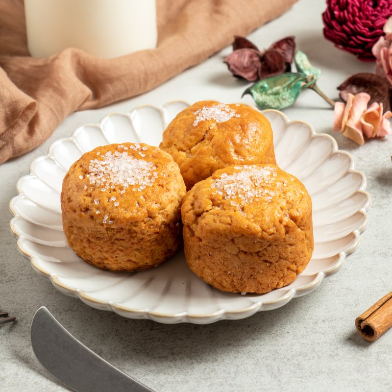 焦糖牛奶司康 南美风味 3入加赠咖啡试饮 点品手作 - 蛋糕/甜点 - 新鲜食材 咖啡色