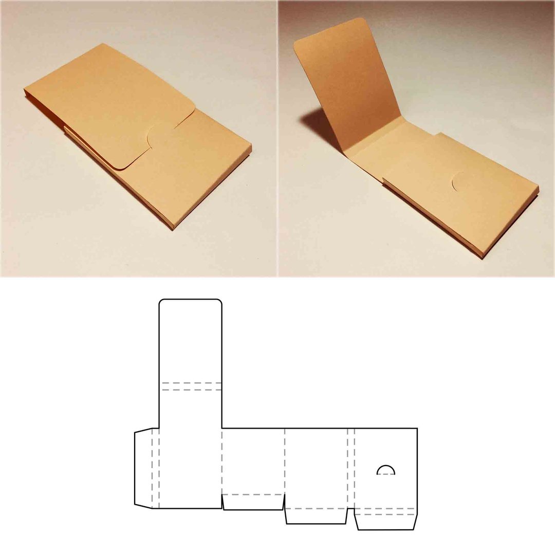 Card holder template, card case, card wallet, card box, business card holder - 图文模板设计 - 其他材质 