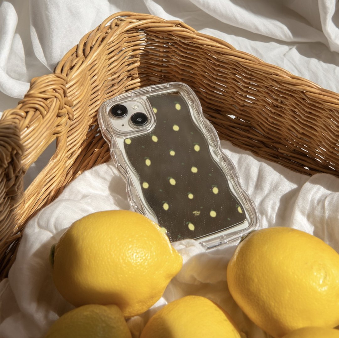【The Summer Lemonade】波浪框镜面手机壳 - 手机壳/手机套 - 其他材质 