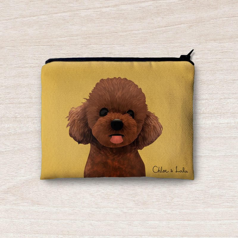 经典汪喵零钱包 - 红贵宾 - 零钱包 - 聚酯纤维 黄色