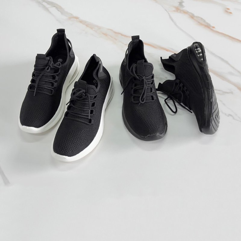 飞织美型男女款休闲鞋-黑/全黑 1AJN22/2AJN22 - 女款运动鞋/球鞋 - 其他材质 黑色