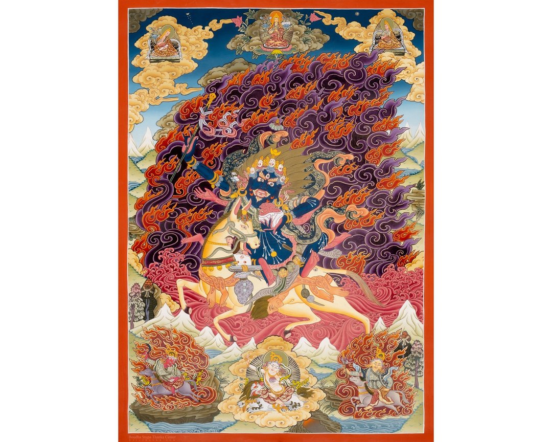 神秘的帕登拉姆  超凡脱俗的唐卡视觉 - 墙贴/壁贴 - 其他材质 多色