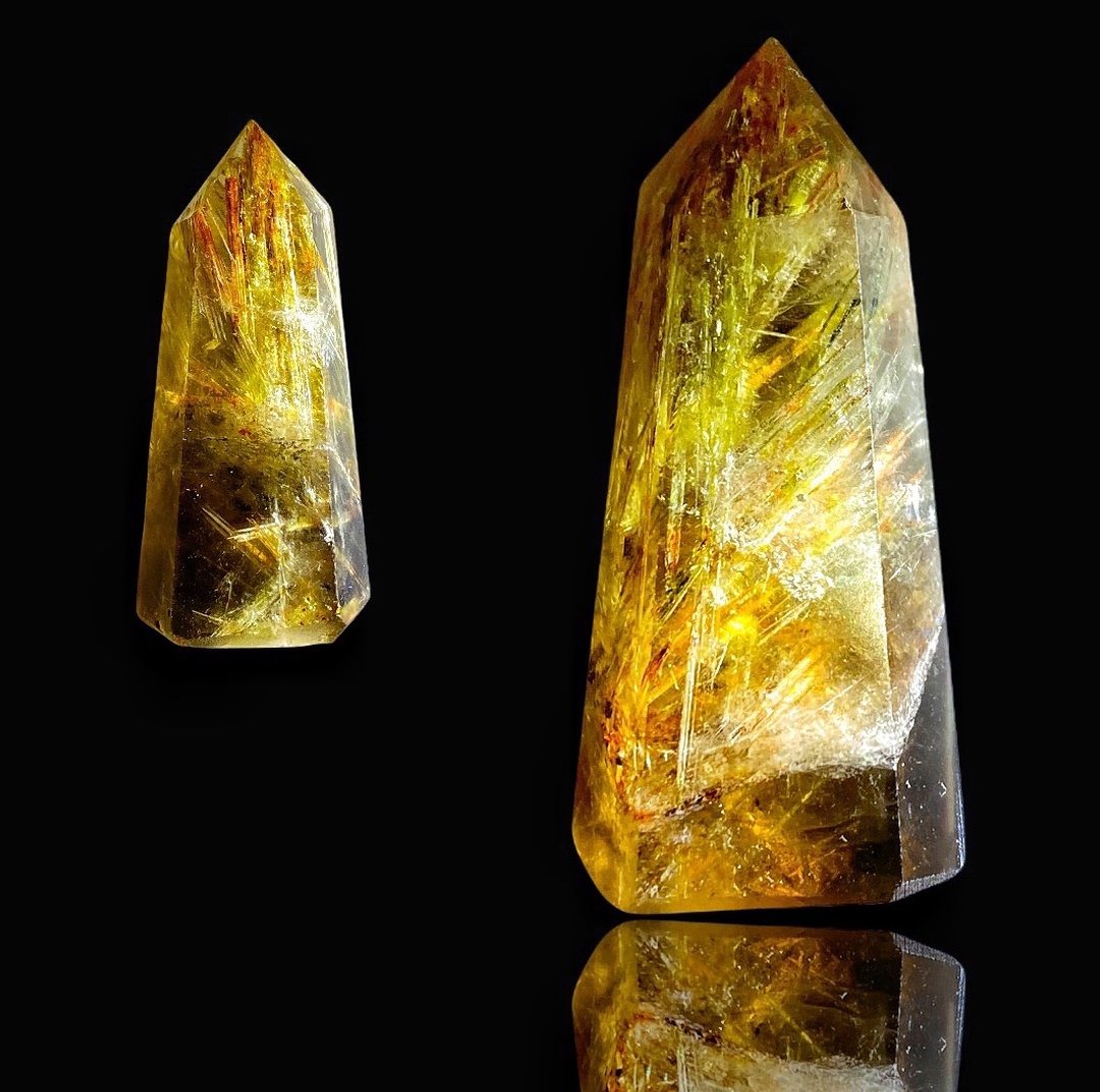 OLINA DESIGN稀有 彩碧玺发晶 水晶柱 碧玺柱 能量发射器  彩碧玺 - 摆饰 - 水晶 多色