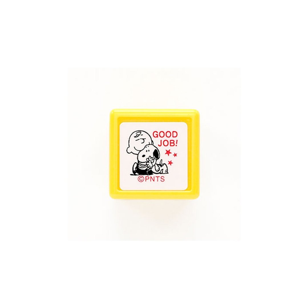 【KODOMO NO KAO】Snoopy浸透印 E GOOD JOB!1 - 印章/印台 - 塑料 红色