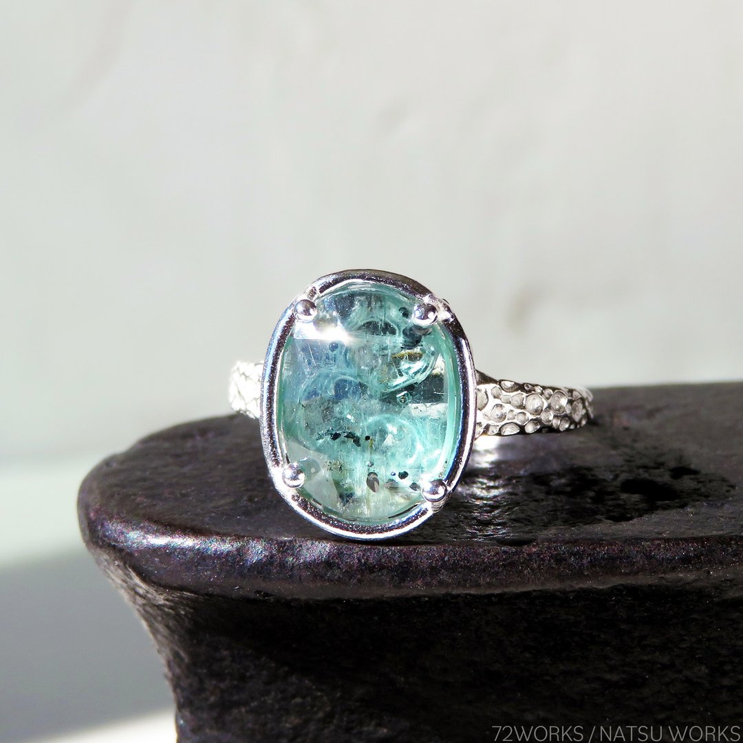 Green Moss Kyanite Ring - 戒指 - 宝石 绿色