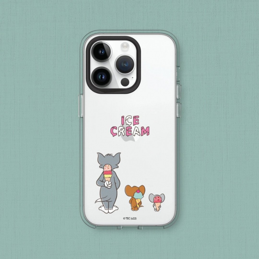 Clear透明防摔手机壳∣汤姆猫与杰利鼠/Ice Cream for iPhone - 手机配件 - 塑料 透明