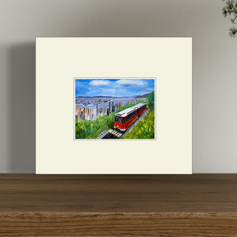 WIT003 香港缆车, 2022 - 插画/绘画/写字 - 纸 