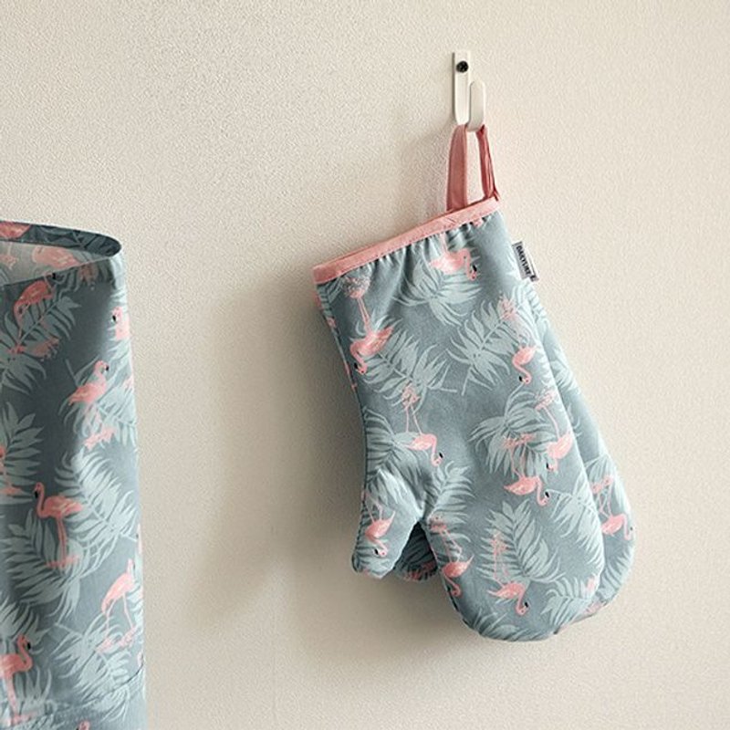 Dailylike 烘培隔热手套-04 红鹤,E2D43274 - 厨房用具 - 棉．麻 蓝色