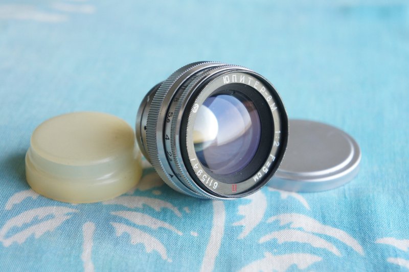 JUPITER-8M F/2 50mm 镜头，适用于 KIEV 与 CONTAX 测距相机 - 相机 - 其他材质 