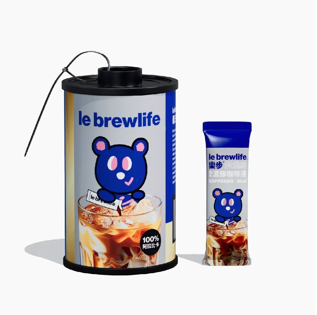 快速出货  乐步 le brewlife 20 倍超浓缩义式浓醇咖啡液 Blue 胶卷 - 咖啡 - 浓缩/萃取物 
