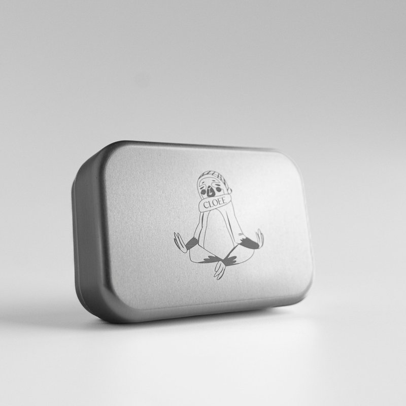 轻量旅行双层皂盒 - 树懒长方型款 Travel Soap Container - 收纳用品 - 其他材质 银色