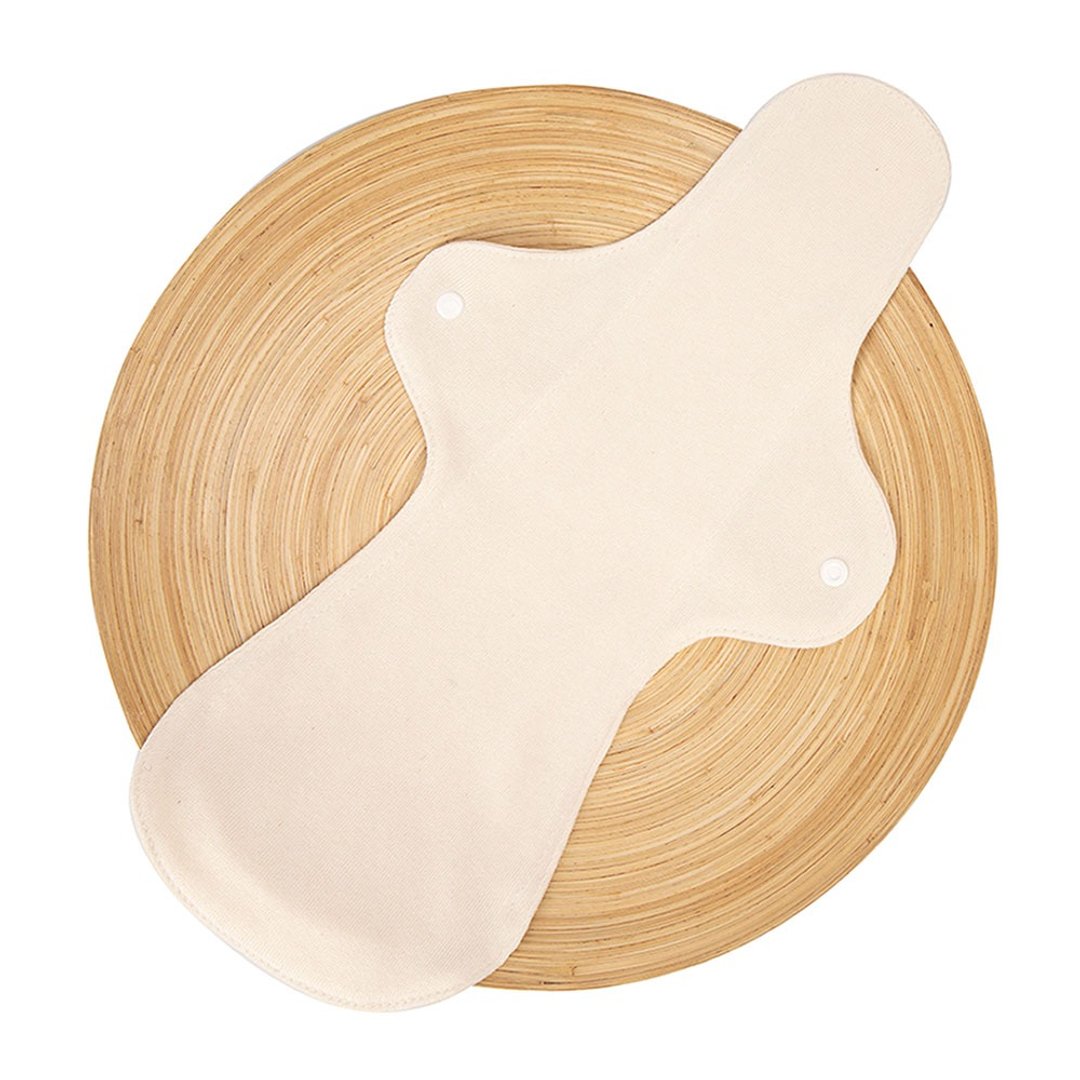 布卫生棉夜用蝶翼(单片入) - 生理用品 - 棉 白色