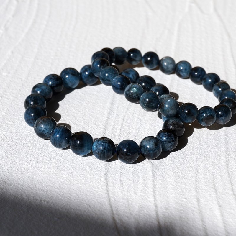 5A+ 魔鬼海蓝宝 海蓝宝 水晶 手链 - 手链/手环 - 水晶 蓝色