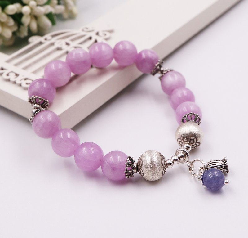 暗夜精灵-紫锂辉 - 手链/手环 - 宝石 粉红色