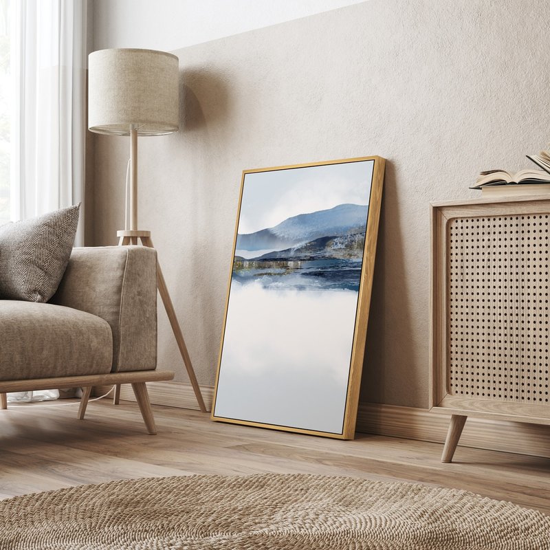 映像山间III-卧房挂画/客厅/商业空间/玄关/装饰画/自然/山水 - 海报/装饰画/版画 - 棉．麻 透明