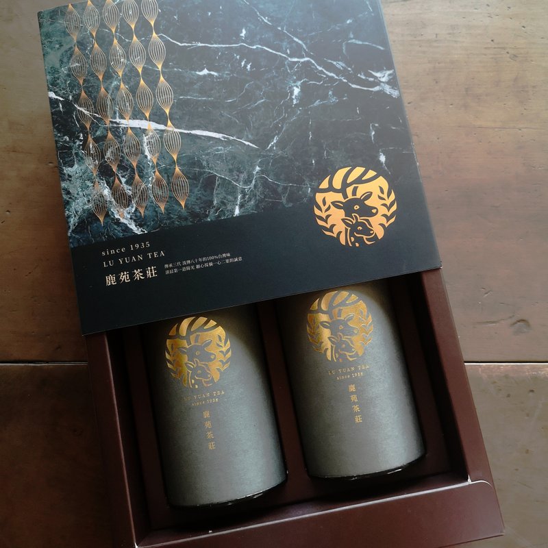 台湾高山茶组【极品献礼】-手采梨山/阿里山乌龙_玉石礼盒(附提袋 - 茶 - 其他材质 