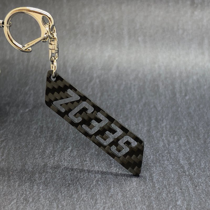 干式碳纤维 车型 钥匙圈 Suzuki Swift Sport HT81S ZC31S ZC32S ZC33S - 钥匙链/钥匙包 - 碳纤维 黑色