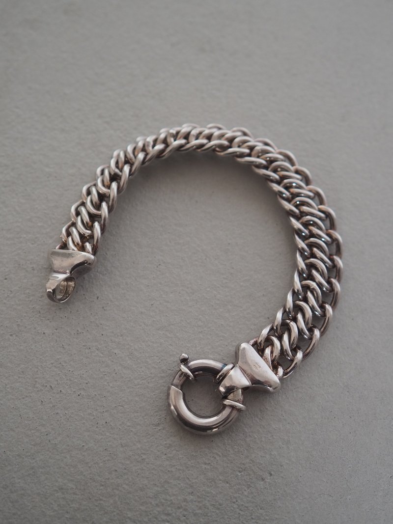 Tiffany & Co. 蒂芙尼 双链手链 银 925 男士 中性款 复古 - 手链/手环 - 银 银色