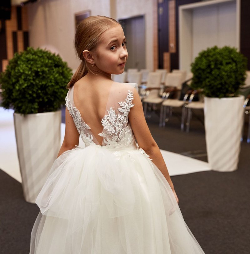 用于婚礼 生日 音乐会和其他庆祝活动的缎面花童礼服 - 童装礼服/连衣裙 - 其他材质 多色