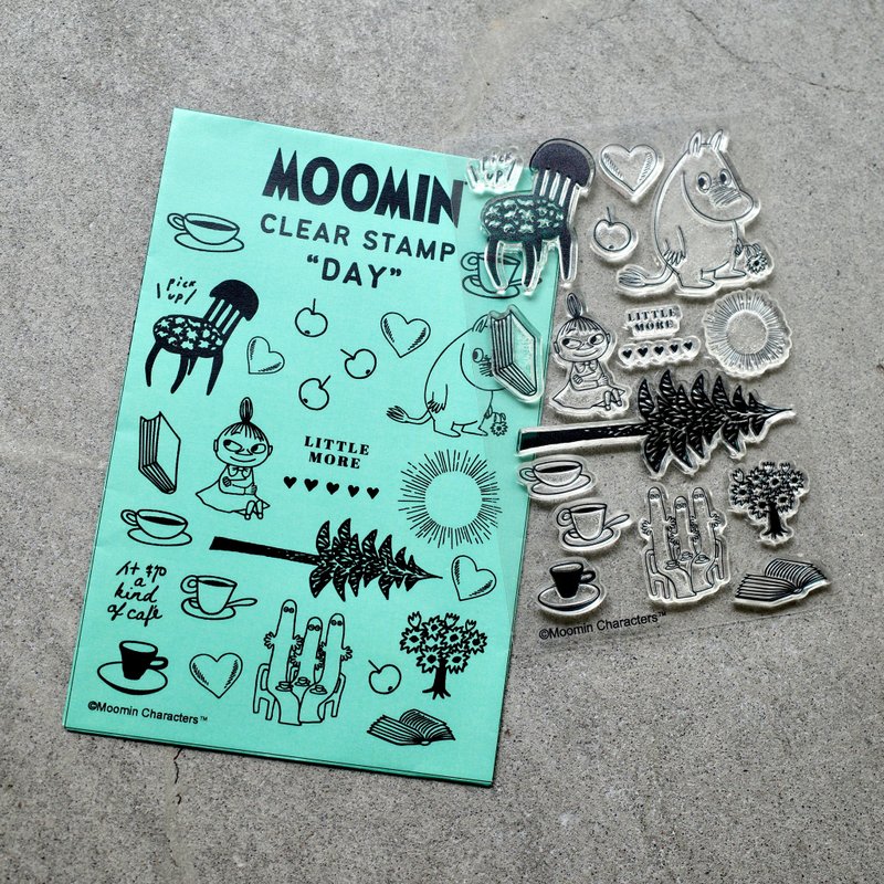 【什物 x Pinkoi x Moomin】慕敏水晶印章组 / Clear Stamp - 印章/印台 - 橡胶 