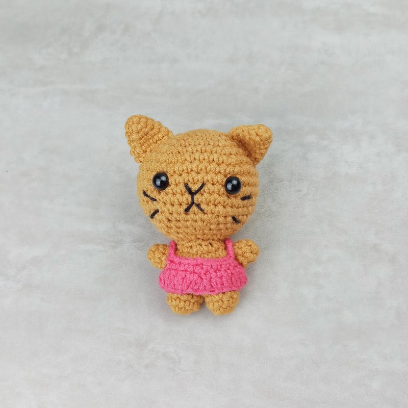 手钩玩偶  办公室摆设 家居摆设 礼物  钥匙扣 吊饰 附送挂饰匙扣 - 吊饰 - 棉．麻 多色