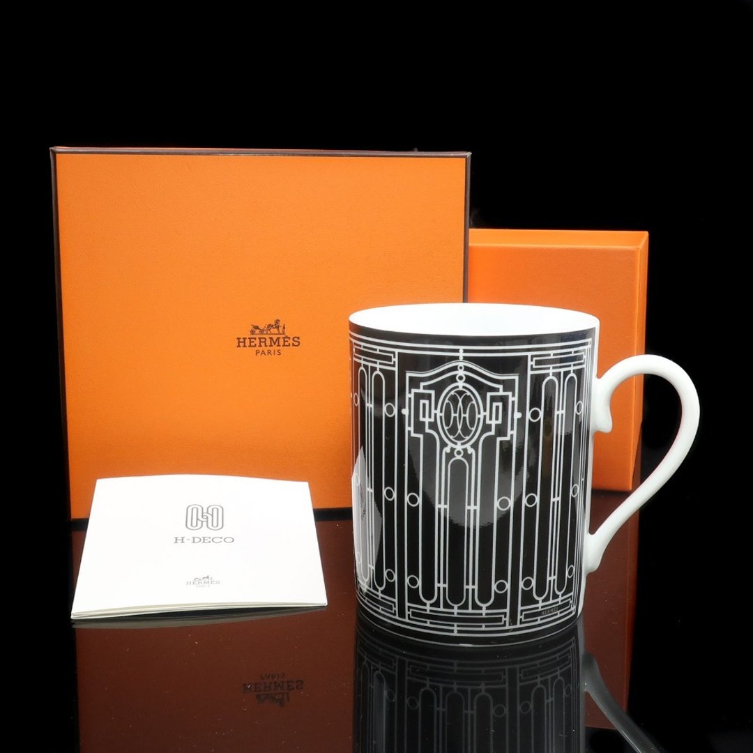 【日本直送】爱马仕 HERMES H-DECO 马克杯 _【二手】 - 咖啡杯/马克杯 - 玻璃 黑色