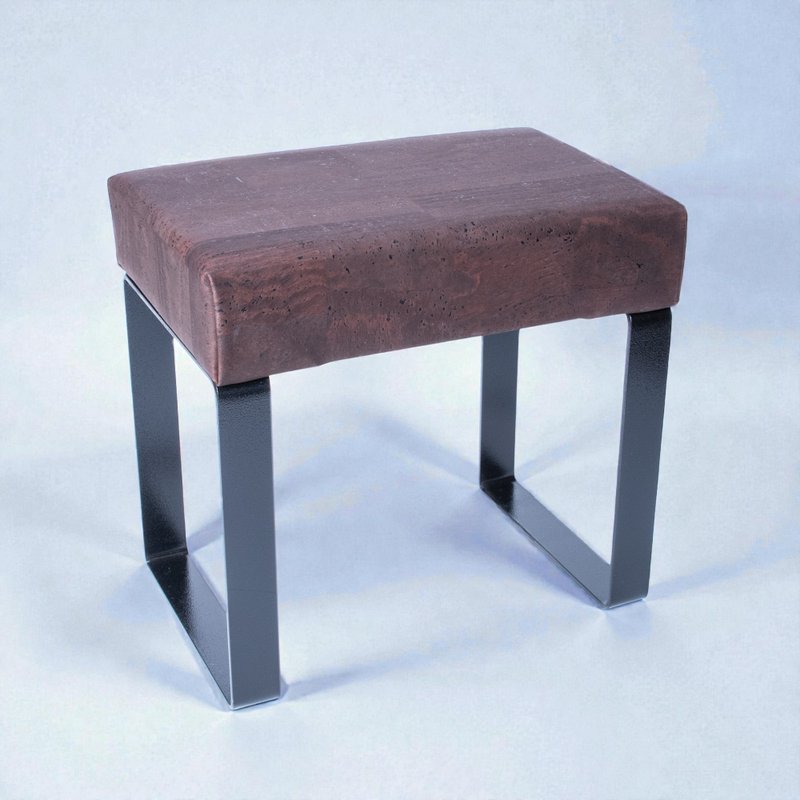 软木皮革脚凳 (棕色) - 椅子/沙发 - 环保材料 咖啡色