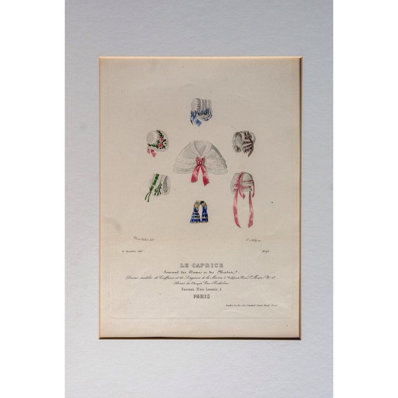 法国百年时尚插图 - 腰部成为焦点 08 - 版画挂画 - 海报/装饰画/版画 - 纸 
