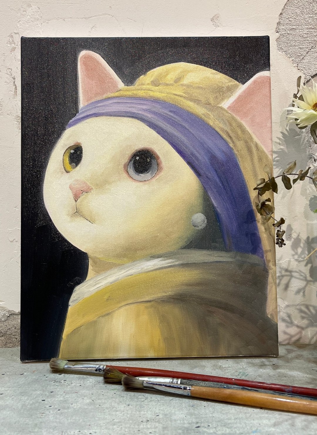 活动画-悠游在名画里的猫 / 初学者可 / 周一到周日皆可预约 - 插画/绘画/写字 - 棉 