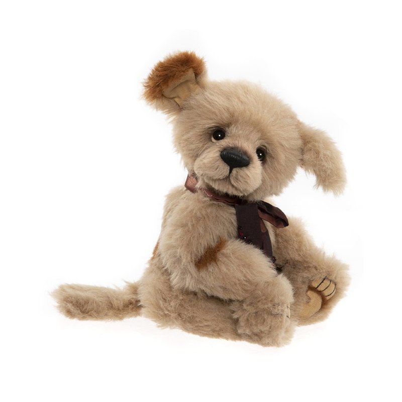 Totter 手工制作限量动物玩偶 全球限量300只 Puppy Dog 小狗 犬 - 玩偶/公仔 - 聚酯纤维 金色