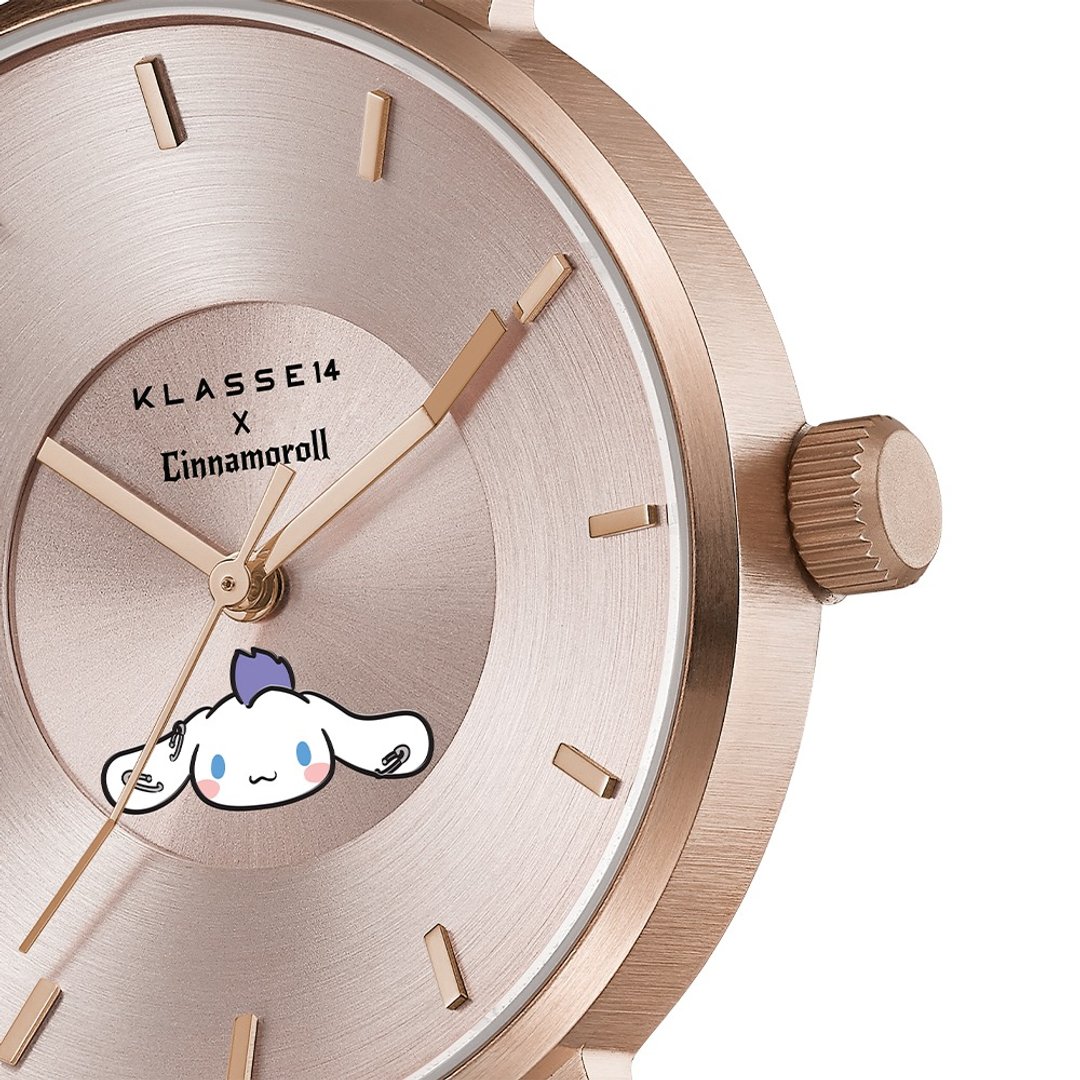 KLASSE14 x SANRIO CINNAMOROLL VOLARE 香槟金钢带 36 - 对表/情侣表 - 不锈钢 多色