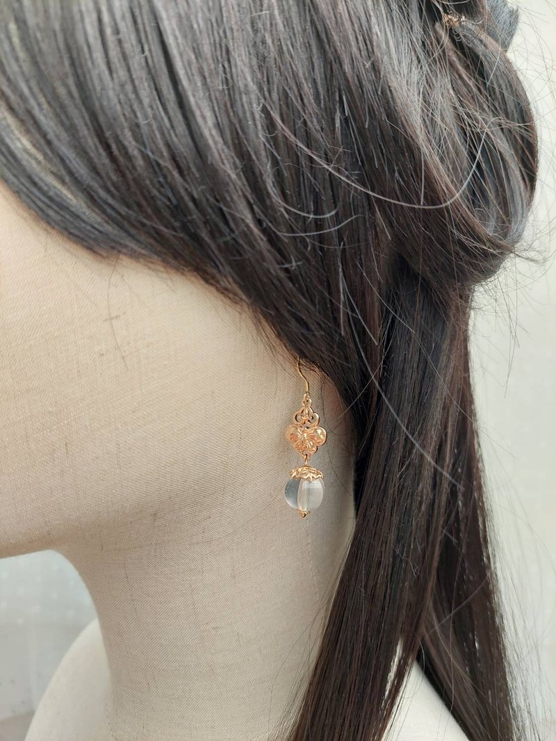 拢云阁-萤灯   古典风耳环 - 耳环/耳夹 - 水晶 