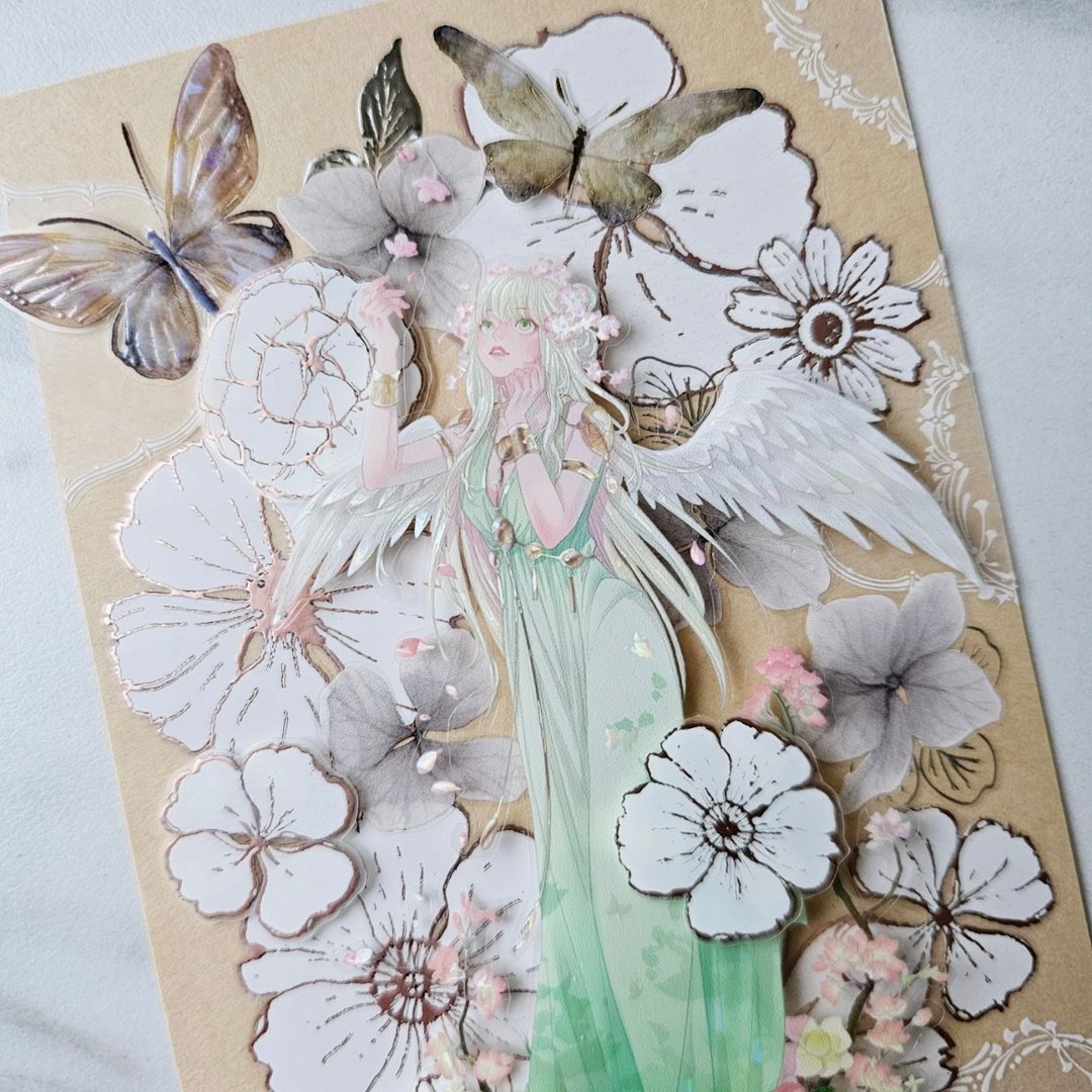 花神芙蘿拉　纸胶带 - 纸胶带 - 塑料 多色