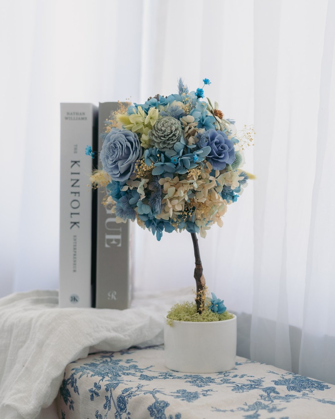 永生花球树 花球树 花艺课程 单品课程 - 植栽 - 植物．花 