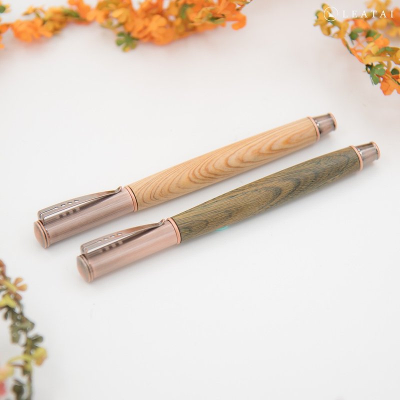 原木钢珠笔- 良将系列 (现货/直接购买) - 钢珠笔 - 木头 咖啡色