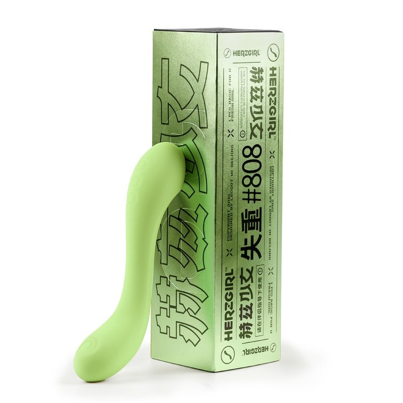 赫兹少女 失重#808 G点拍打棒 (极光绿) - 情趣用品 - 硅胶 