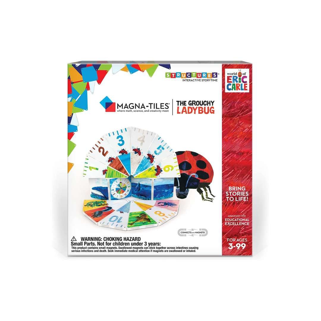 美国CreateOn 磁力片积木-爱生气的瓢虫 | Magna-Tiles | 3D立体 - 玩具/玩偶 - 塑料 红色