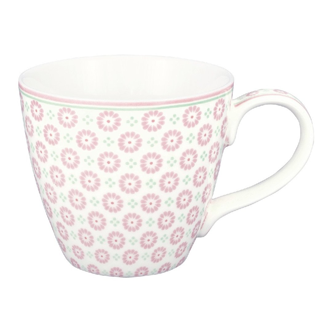 【新品】丹麦GreenGate Narina pale pink 马克杯 - 咖啡杯/马克杯 - 瓷 多色