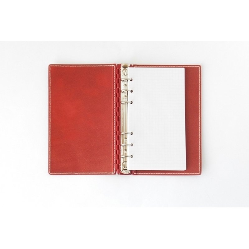 Personal Organisers 皮革铰链系统手帐 Red - 笔记本/手帐 - 真皮 红色
