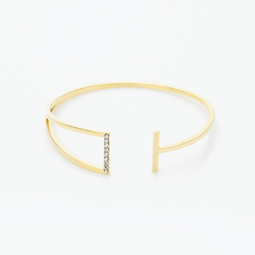 细致时尚 / Eva cuff - 手链/手环 - 其他金属 金色