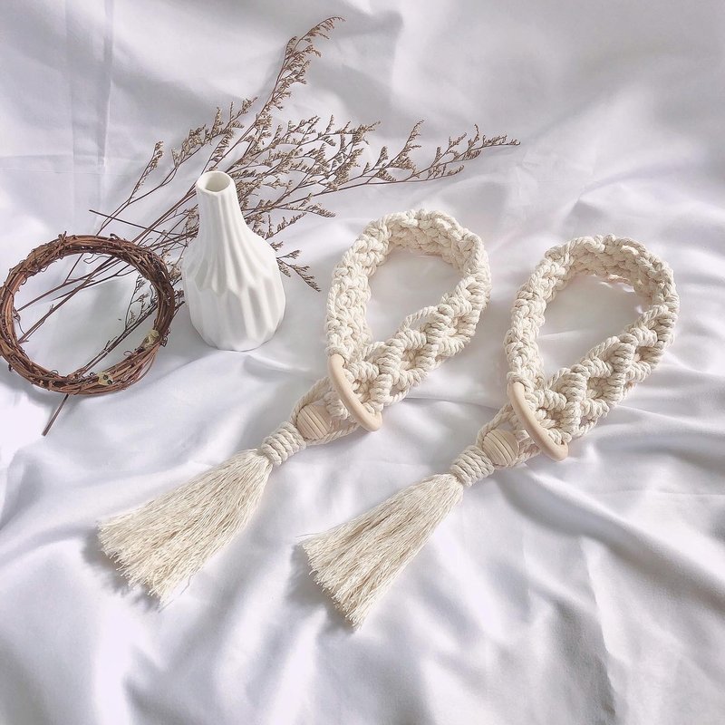 Macrame 北欧风编织 x 窗帘木环绑带 - 其他 - 棉．麻 
