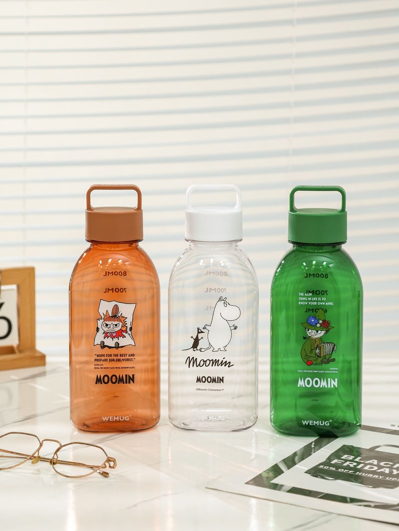 【Pinkoi x Moomin】热销 姆明小美 1000ml大容量水壼 - 水瓶/水壶 - 塑料 多色