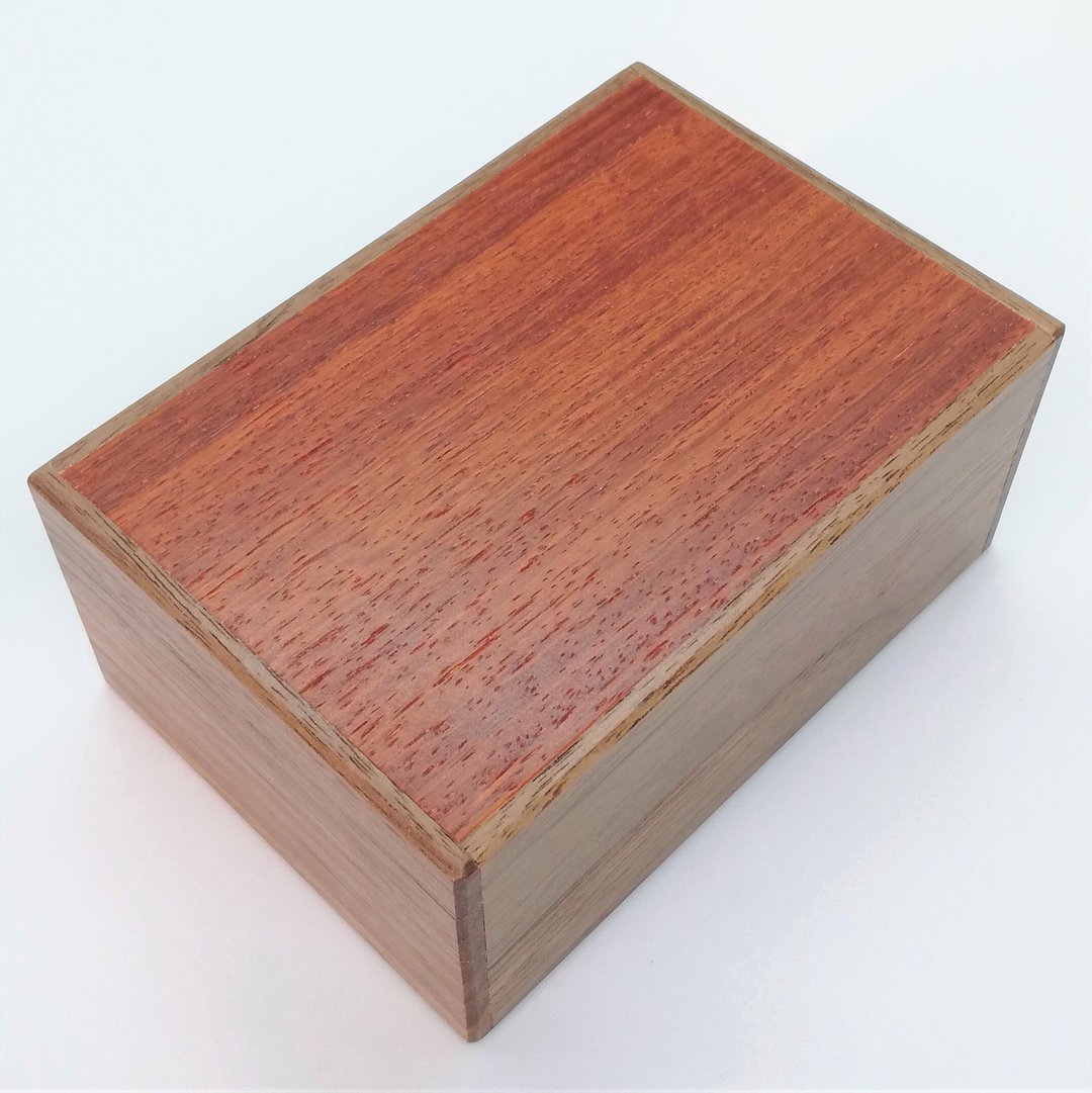 4 sun 14 steps Walnut wood Japanese puzzle box Karakuri Himitsubako Japan - 其他 - 木头 
