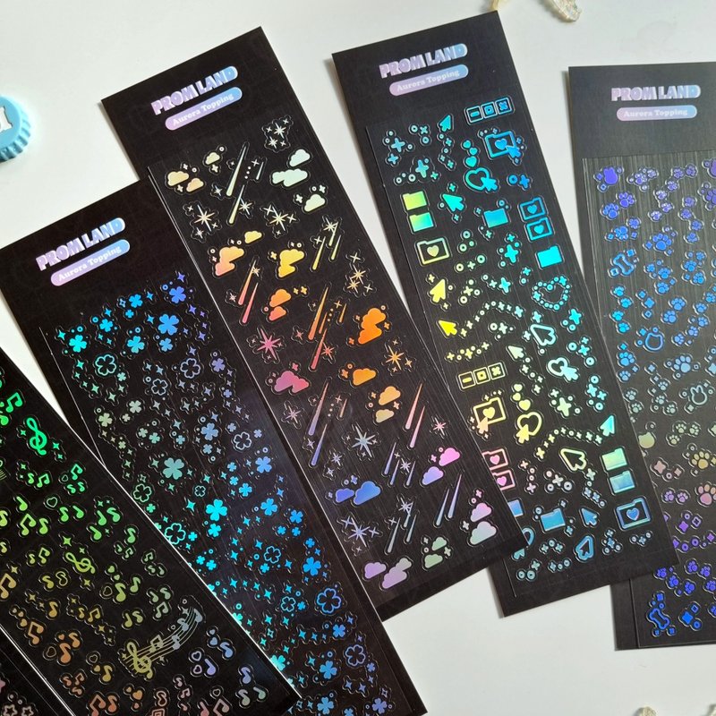 Aurora Topping Season2 韩国贴纸包 - 贴纸 - 其他材质 多色