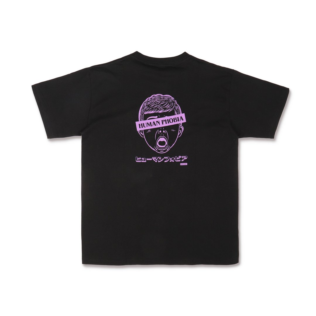 社交恐惧症 日式怀旧短袖 Tshirt 衫系列 黑色 - 女装上衣 - 棉 黑色